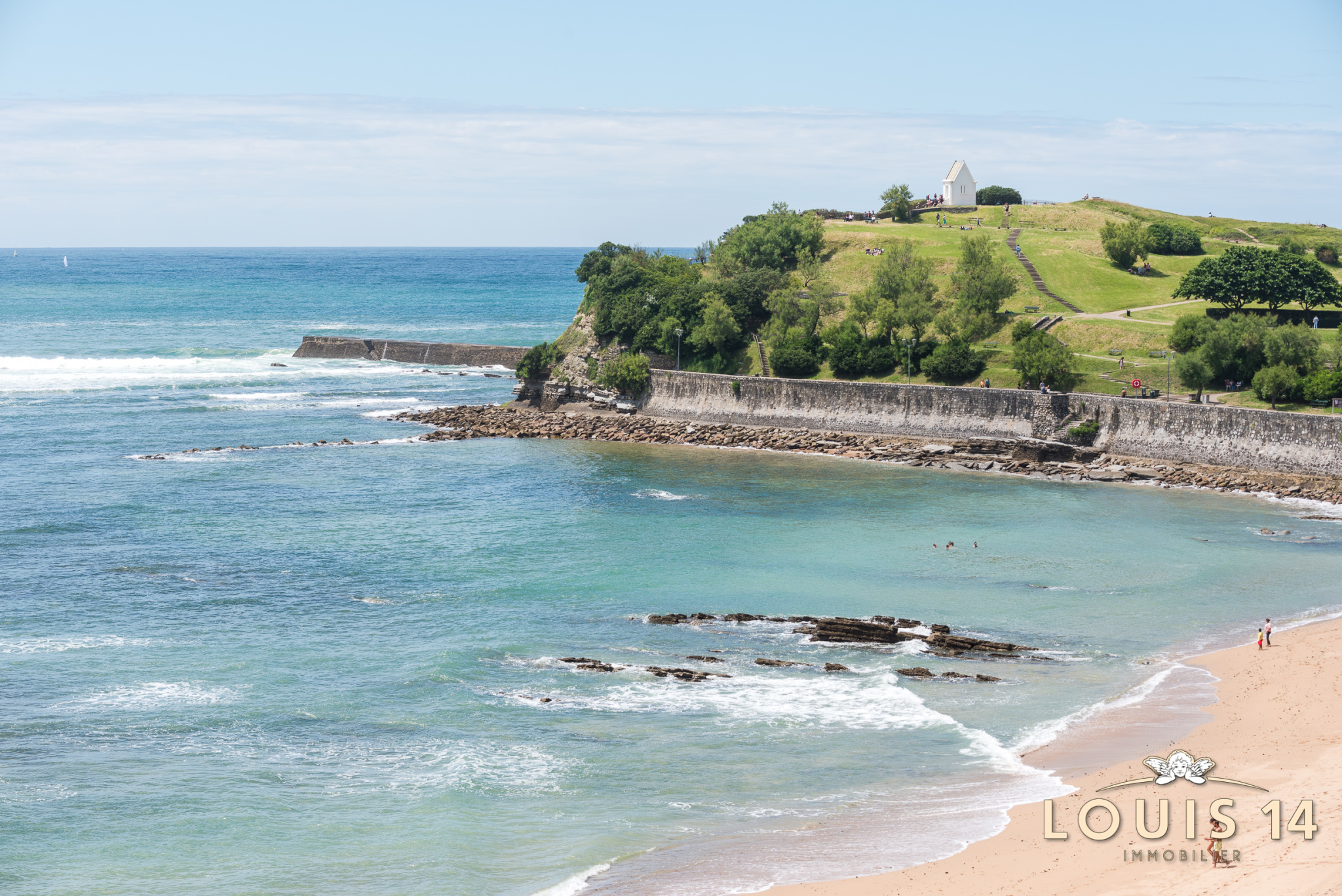 vente Epoustouflante vue mer panoramique sur la baie de St Jean de luz